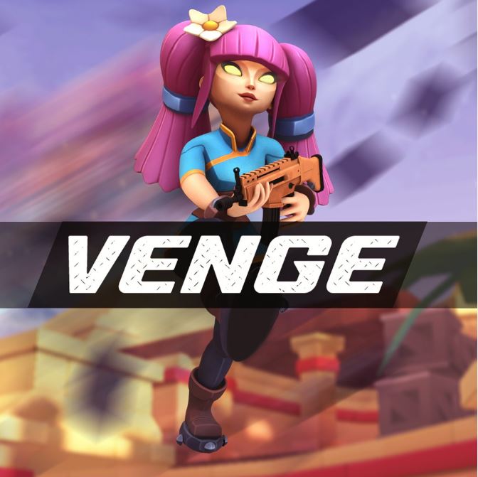 Playing venge.io on Poki.com